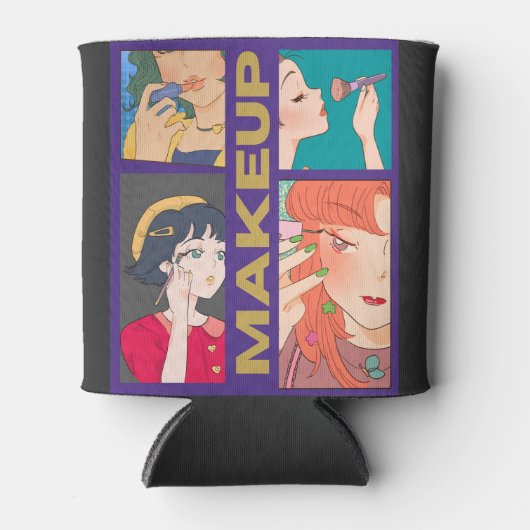メイクアップガール 缶クーラー (正面)