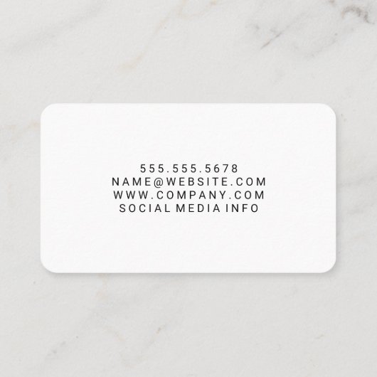 メイクアップキットの基礎とブラシ 名刺 (裏面)