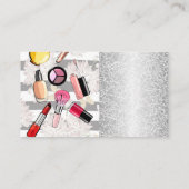 メイクアップキットアクセサリー |目を閉じる 名刺 (裏面)