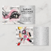 メイクアップキットアクセサリー |目を閉じる 名刺 (正面/裏面)