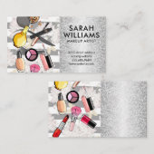 メイクアップキットアクセサリー | 美しいムア 名刺 (正面/裏面)