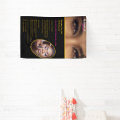 メイクアップクラス 編集可能なバナー 横断幕 (インサイチュ)