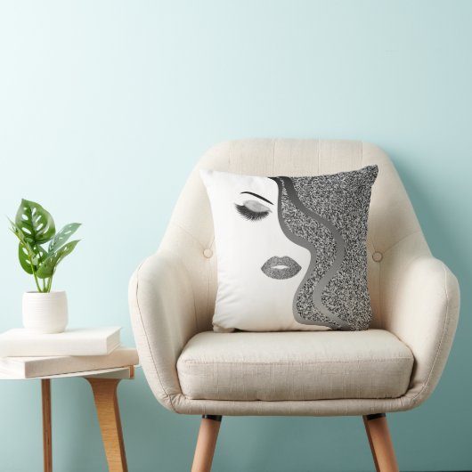 メイクアップグリッター効果 クッション (椅子)