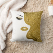 メイクアップグリッター効果 クッション (ブランケット)