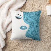 メイクアップグリッター効果 クッション (ブランケット)