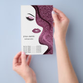 メイクアップグリッター効果 チラシ (ハンドル)