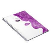 メイクアップグリッター効果 ノートブック (右側)