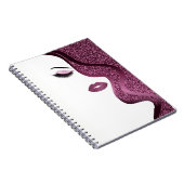 メイクアップグリッター効果 ノートブック (右側)