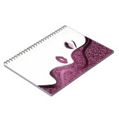 メイクアップグリッター効果 ノートブック (左側)
