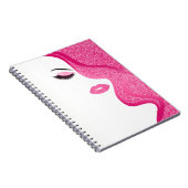 メイクアップグリッター効果 ノートブック (右側)