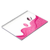 メイクアップグリッター効果 ノートブック (左側)