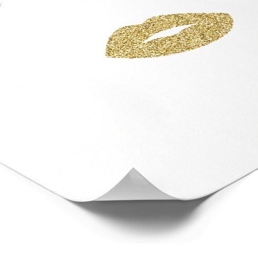 メイクアップグリッター効果 ポスター (角)