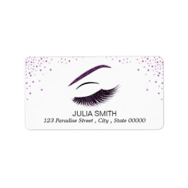 メイクアップグリッター効果 ラベル