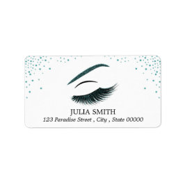 メイクアップグリッター効果 ラベル