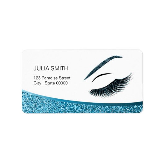 メイクアップグリッター効果 ラベル (正面)