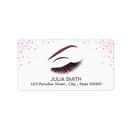 メイクアップグリッター効果 ラベル