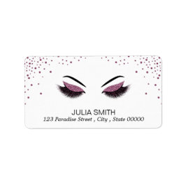 メイクアップグリッター効果 ラベル