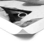 メイクアップコレクション白黒写真 ポスター (角)