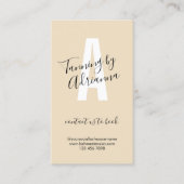 メイクアップサロンスプレイ絵画タンのアフターケア 名刺 (正面)