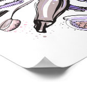 メイクアップサークルデザイン ポスター (角)