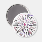 メイクアップサークルデザイン マグネット (正面/裏面)