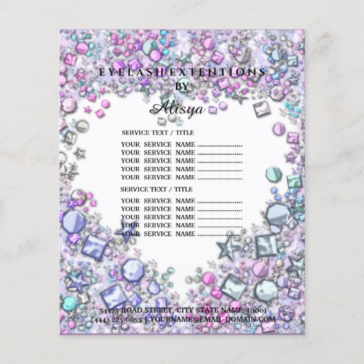 メイクアップシェンハイツ – サロングリッツァプリシリステフロリエ チラシ (正面)