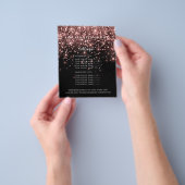 メイクアップシェンハイツ – サロン – ローザ – グリッツァー – プレスリスト チラシ (手)