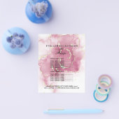 メイクアップシェンハイツ – サロン – ローゼン – グリッツァープリスリストF チラシ (シングル)