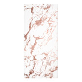 メイクアップシックタイポグラフィバラ金ゴールド大理石価格表 ラックカード (裏面)