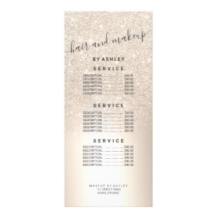 メイクアップシック金ゴールドグラデーショングリッター金属箔価格 ラックカード