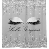 メイクアップシルバーグレードライガーリープ シャワーカーテン (正面)