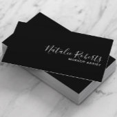 メイクアップシンプルアーティストQRコード平黒 名刺