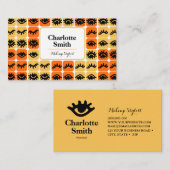 メイクアップスタイリストパーソナライズされた名刺 名刺 (正面/裏面)