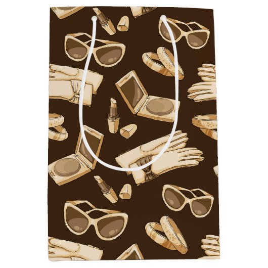 メイクアップスタイル美しい抱き枕 ミディアムペーパーバッグ (正面)