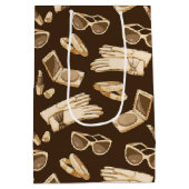 メイクアップスタイル美しい抱き枕 ミディアムペーパーバッグ (裏面)