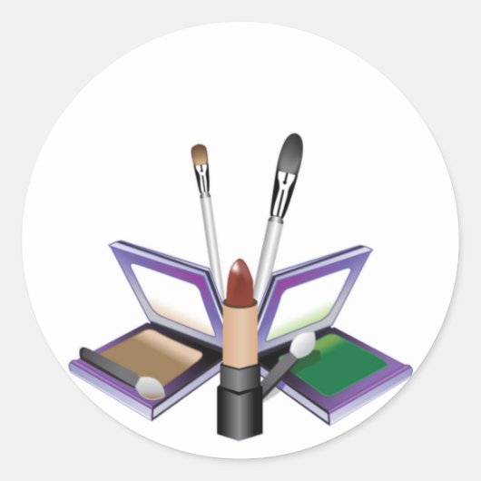 メイクアップステッカー ラウンドシール (正面)