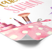 メイクアップステーションスパパーティーガールグラマー誕生日 ポスター (角)