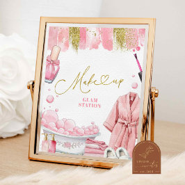 メイクアップセクションスパパーティー署名 ポスター