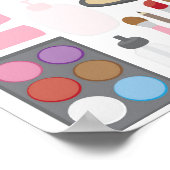 メイクアップセット ポスター (角)