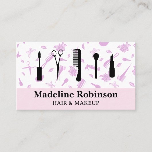 メイクアップツール | サロンパターン 名刺 (正面)