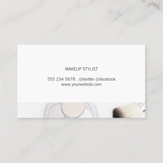 メイクアップツール |メイクアップスタイリスト 名刺 (裏面)