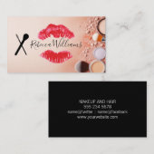 メイクアップツール | 口紅キス染色 名刺 (正面/裏面)