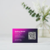 メイクアップテンプレート 名刺 (スタンド正面)