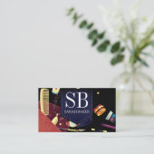 メイクアップバッグ |モノグラム 名刺 (スタンド正面)