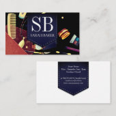 メイクアップバッグ |モノグラム 名刺 (正面/裏面)