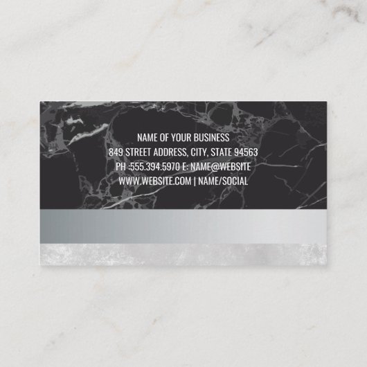 メイクアップバッグ | Mua Kit 名刺 (裏面)