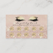 メイクアップバラゴールデンラッシュエクステンションロイヤリティカード10 ロイヤリティカード (裏面)