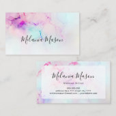 メイクアップパエレガントステルアルコールインクトレンディーモダン 名刺 (正面/裏面)