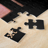 メイクアップパレット – 顔by Shirley Taylor ジグソーパズル (側面)