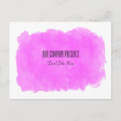 メイクアップピンク美しいイベントワークショップグラムトレンディー ポストカード (正面)